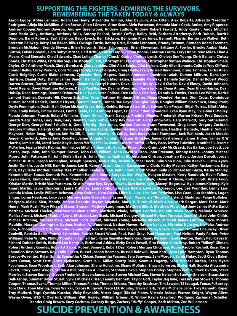 SUICIDE PREVENTION & AWARENESS - R104
