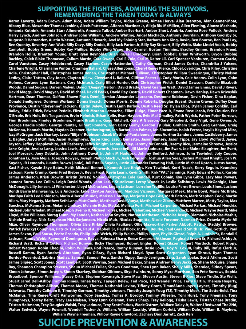 SUICIDE PREVENTION & AWARENESS - R105