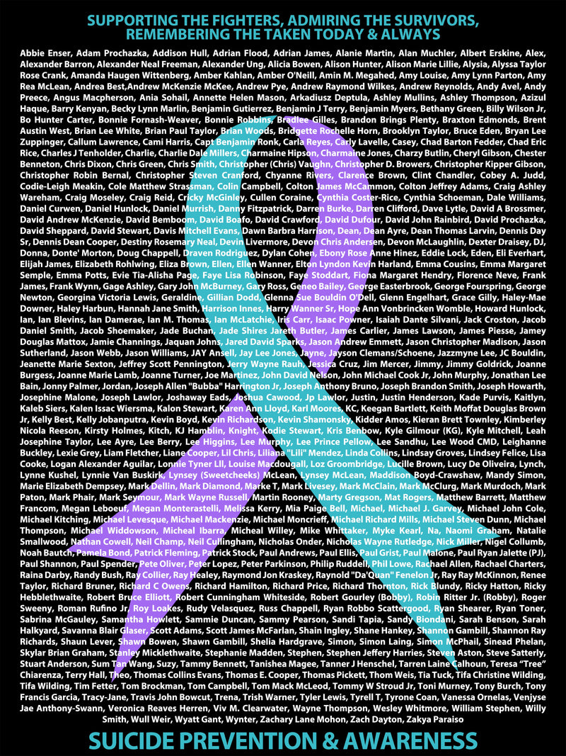 SUICIDE PREVENTION & AWARENESS - R95